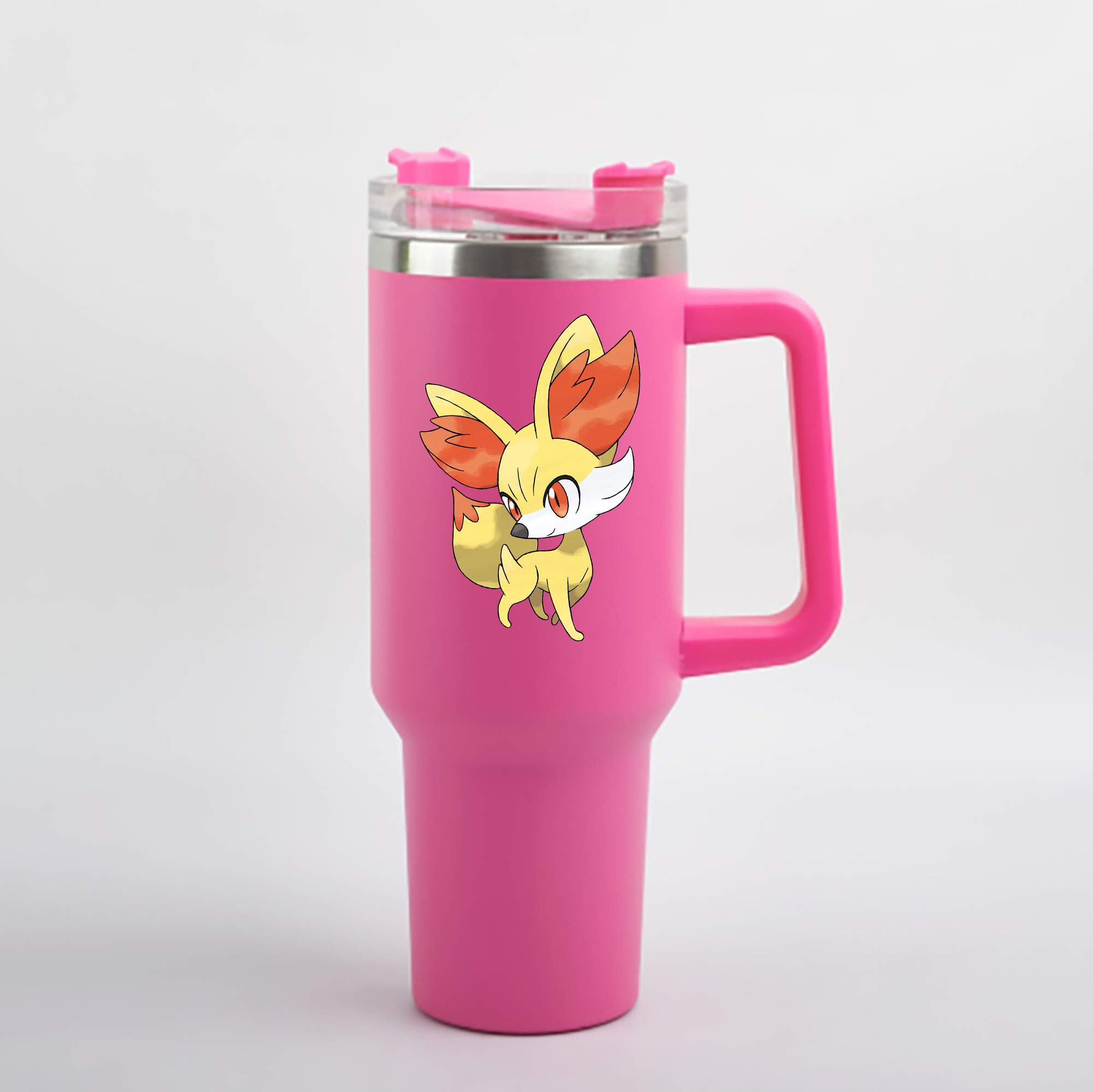 （画像用） ポケットモンスター Pokémon 1200mL車用タンブラー - クリスタルステッカー（プラスチックストロー付き）